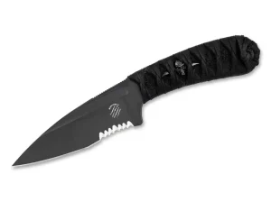 Bastinelli Knives Sin Black Tsuka Wrap Bronze Menuki