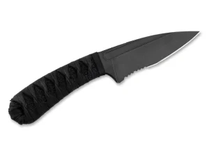 Bastinelli Knives Sin Black Tsuka Wrap Bronze Menuki