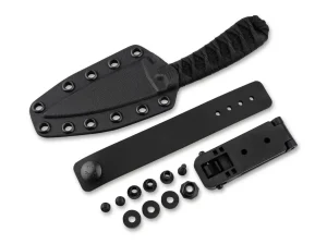 Bastinelli Knives Sin Black Tsuka Wrap Bronze Menuki