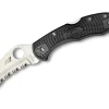 Spyderco Tasman Salt 2 Lightweight Black H1 Serrated