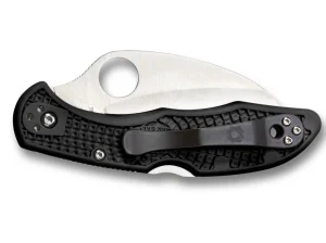 Spyderco Tasman Salt 2 Lightweight Black H1 Serrated