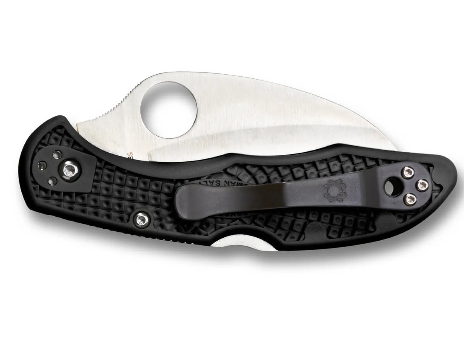 tasman_salt__lightweight__1-1.webp Spyderco Tasman Salt 2 Lightweight Black H1 Serrated