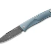 LionSteel Thrill Damascus Blue