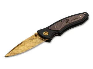 Böker Manufaktur Solingen Tirpitz-Damast Gold