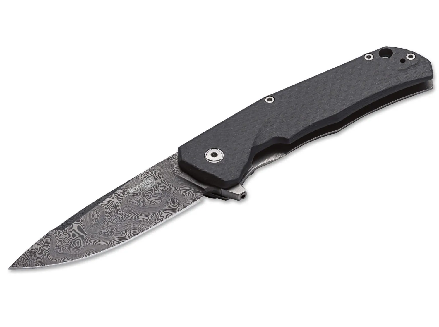 tre_damascus_raindrop_car_0.webp LionSteel T.R.E. Damascus Raindrop Carbon