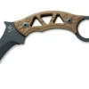 Fox Knives Tribal K Fixed Titanium Black PVD