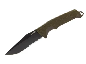 SOG Trident FX OD Green Part Serrated