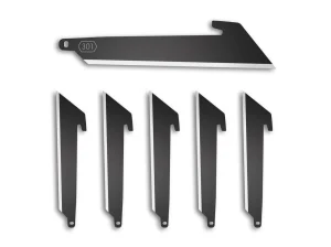 Outdoor Edge 3.0" Utility Replacement Blades 6-Pack Black Oxide