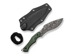 CIVIVI Vaquita II Micarta Green Damascus