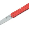 Fox Knives Vulpis 130 Grenade Pattern Aluminum Red