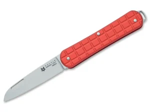 Fox Knives Vulpis 130 Grenade Pattern Aluminum Red