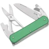 Fox Knives Vulpis 130-F4 Aluminum OD Green