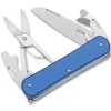 Fox Knives Vulpis 130-F4 Aluminum Sky Blue