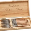 Robert David Wacholderholz Steakgabel Set